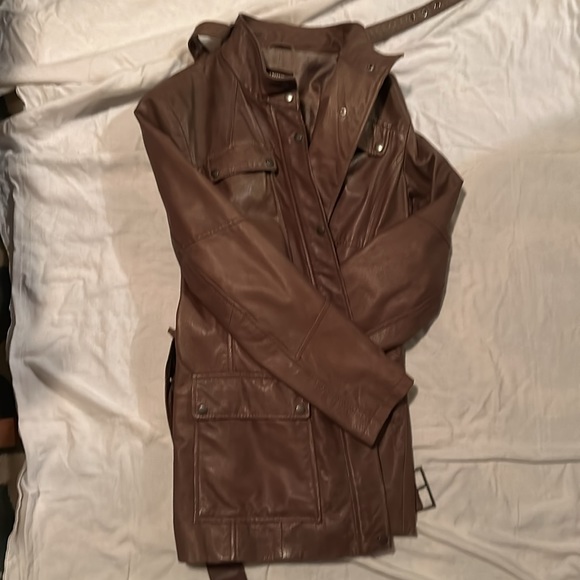 Brown leather Danier jacket - Picture 7 of 7